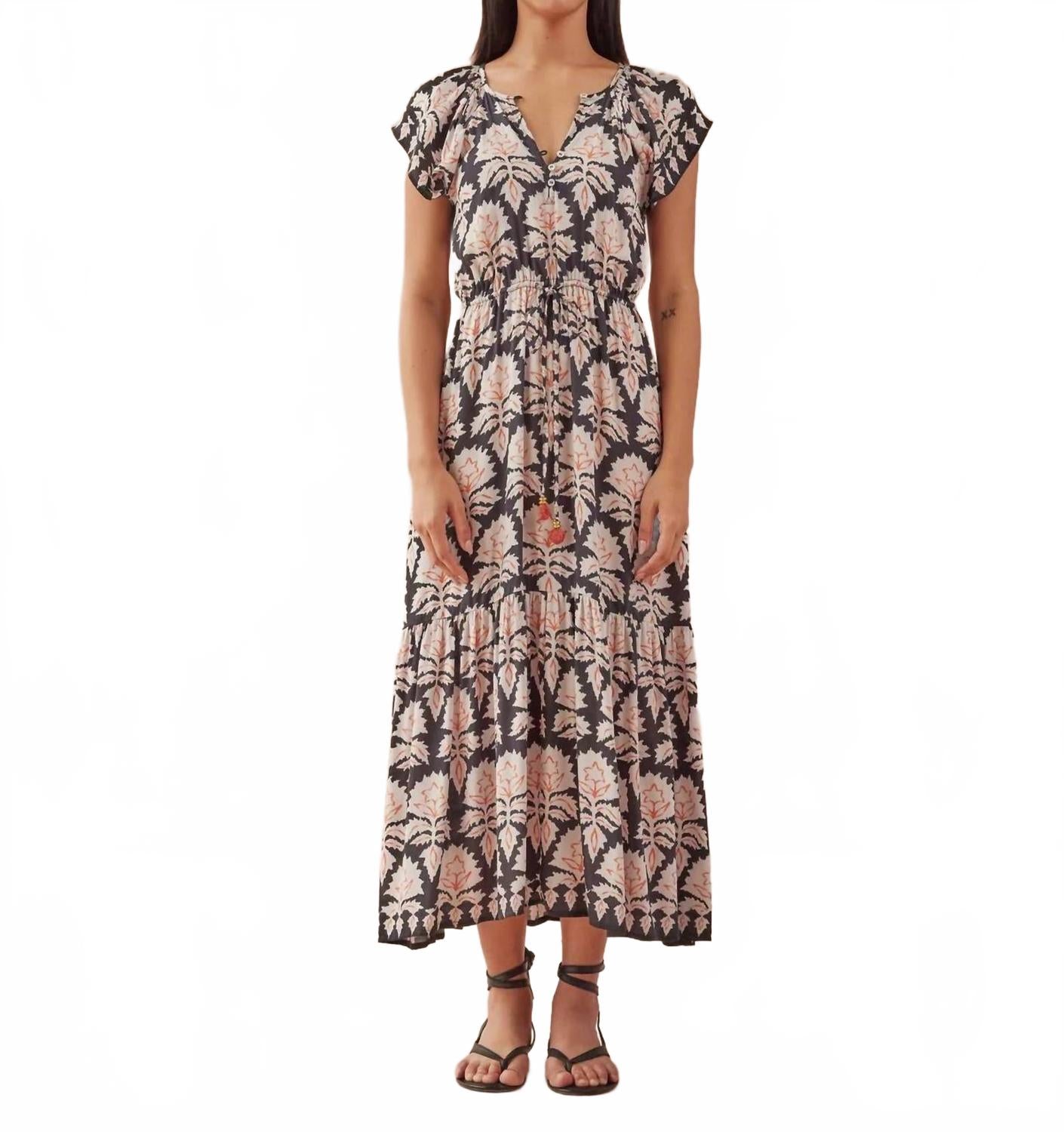 

Платье миди Cora в кавиаре Mika OMIKA, Mika Caviar