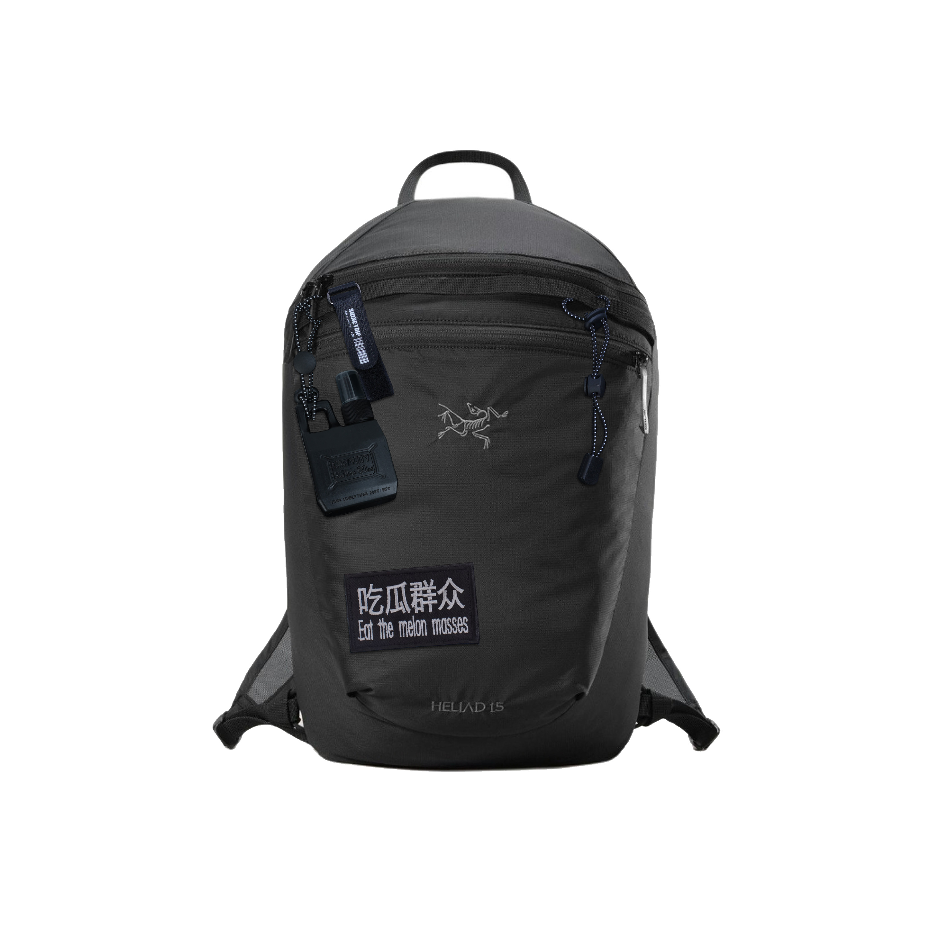 

Arcteryx Полиамидный рюкзак унисекс, Black