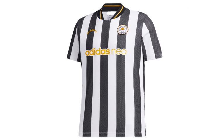 

Футболка мужская черно-белая Adidas Neo