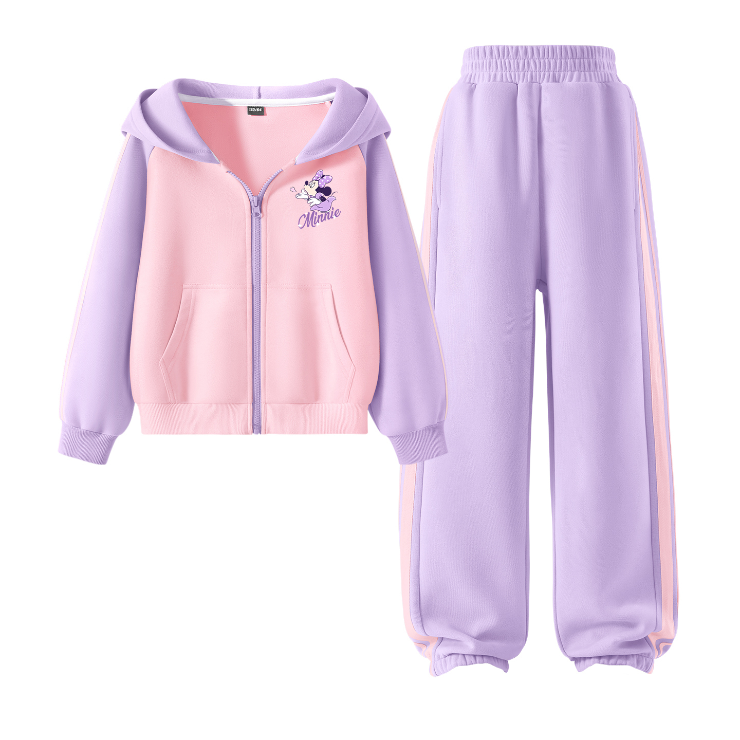 

Детская повседневная спортивная одежда Disney, светло-фиолетовый