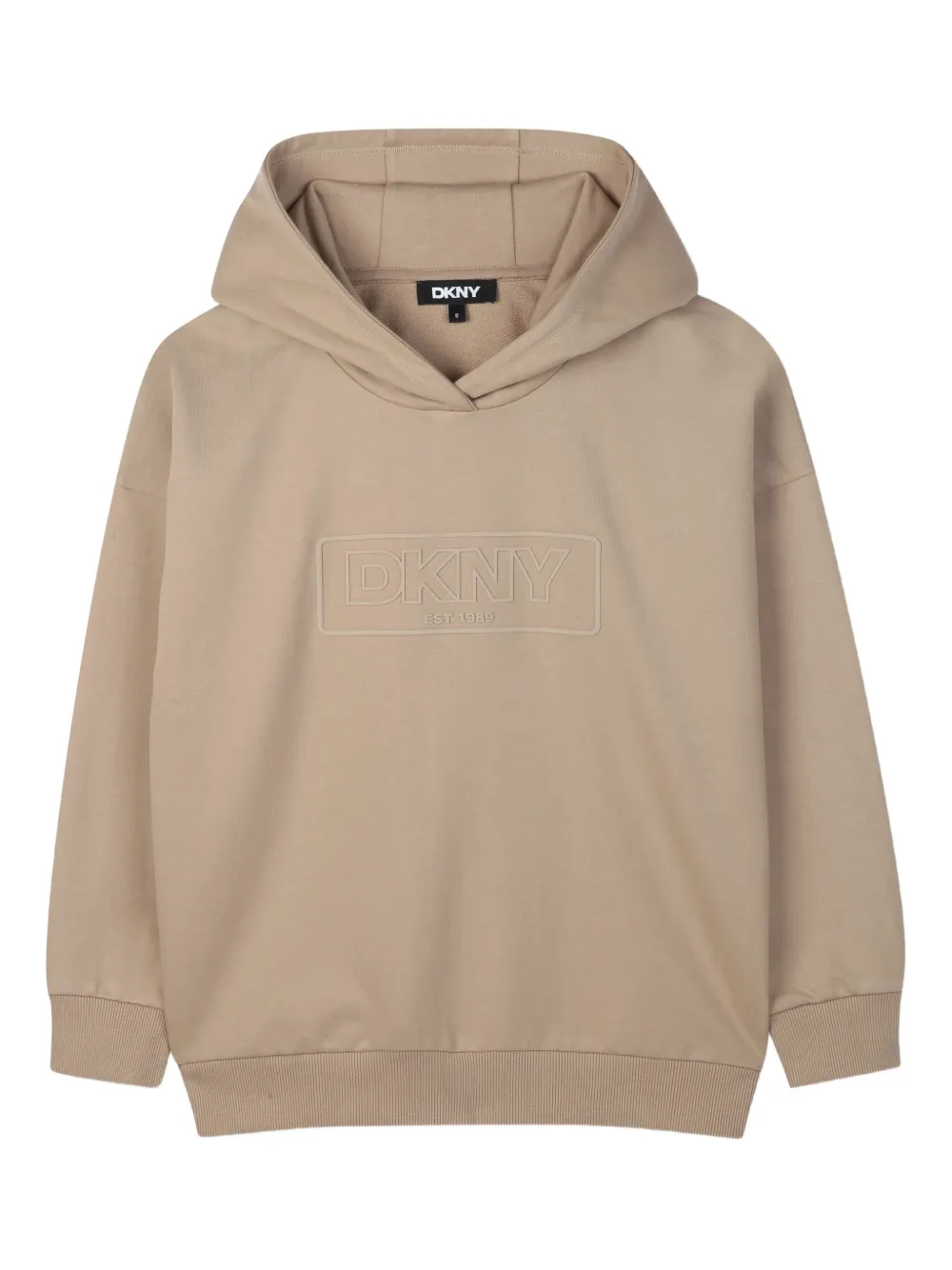 

Худи с вышитым логотипом Dkny Kids, нейтральный