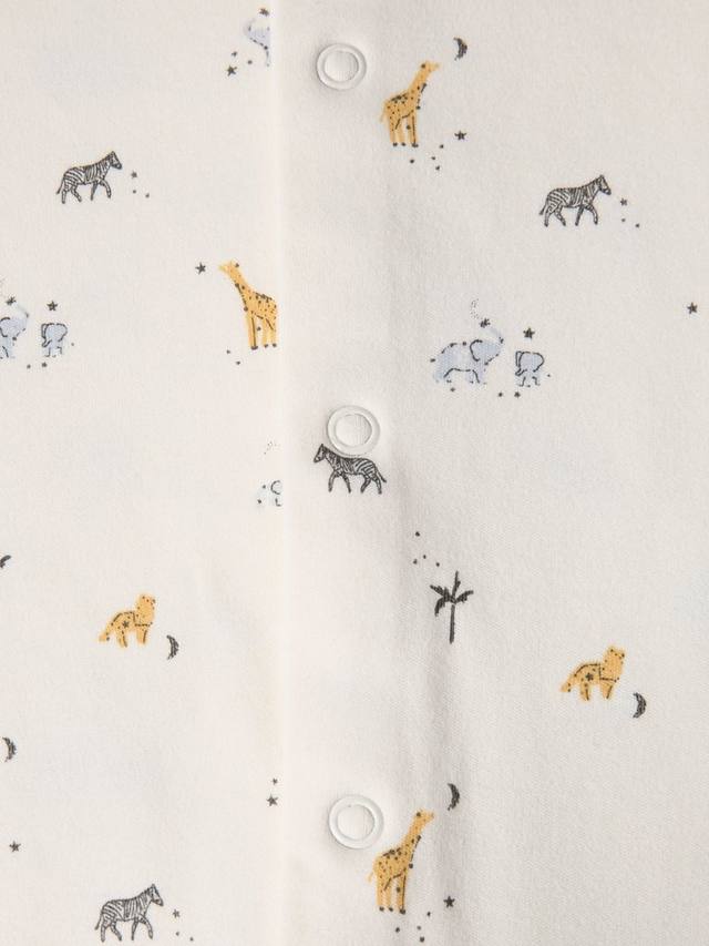 Детский комбинезон Safari John Lewis, Hat, Bib, Blanket, Mitts, Booties, Elephant Toy Gift Set — фото 3