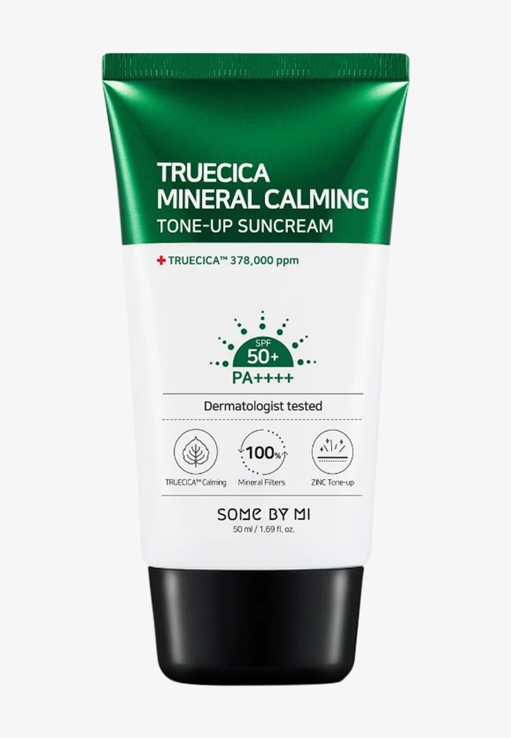 

Крем солнцезащитный Truecica Mineral Calming Suncream SOME BY MI, черный