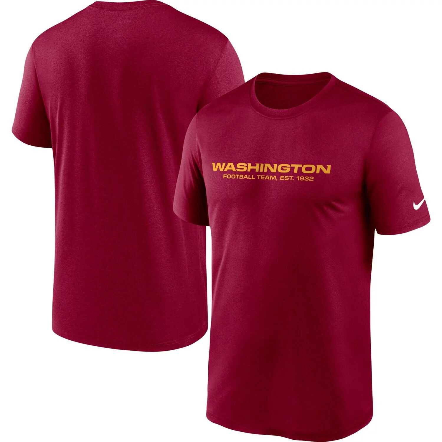

Мужская бордовая футболка Washington Football Team с логотипом Essential Legend Team Performance Nike, Красный, Мужская бордовая футболка Washington Football Team с логотипом Essential Legend Team Performance Nike