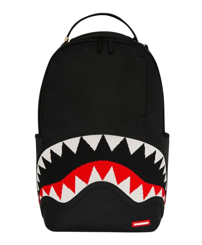 

Черный атласный рюкзак Black Knit Mouth DLX Sprayground, черный