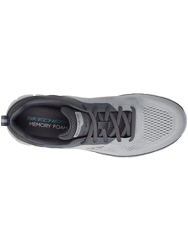 Кроссовки женские Skechers Track сетчатые из веганских материалов, серый — фото 4