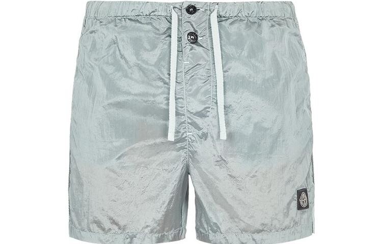 

Повседневные шорты мужские серые/синие Stone Island, серый/синий