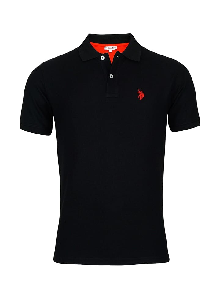 

Поло U.S. Polo Assn. Poloshirt, черный
