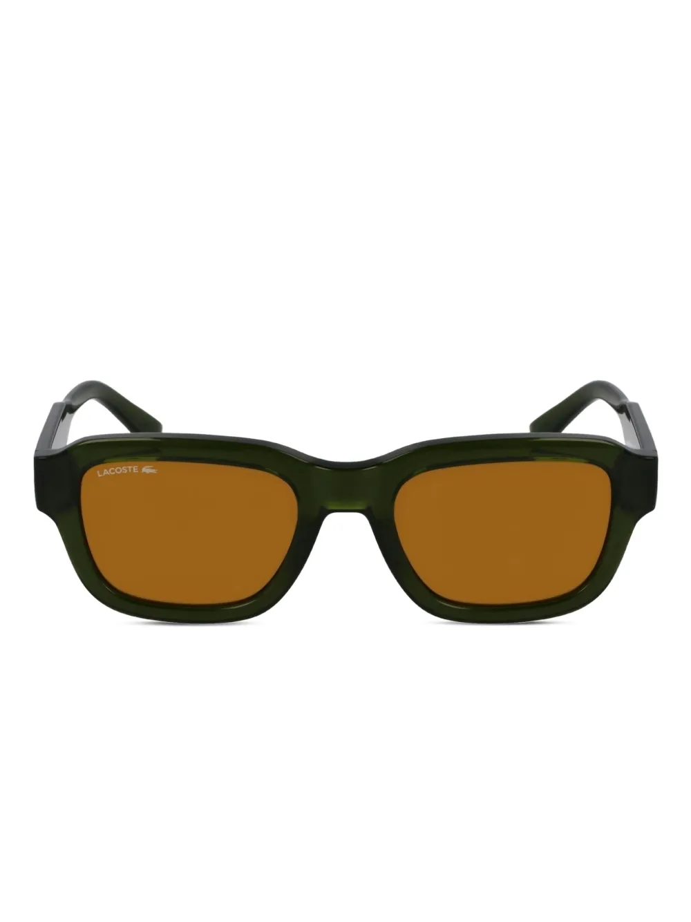 

Солнцезащитные очки в квадратной оправе Lacoste, зеленый