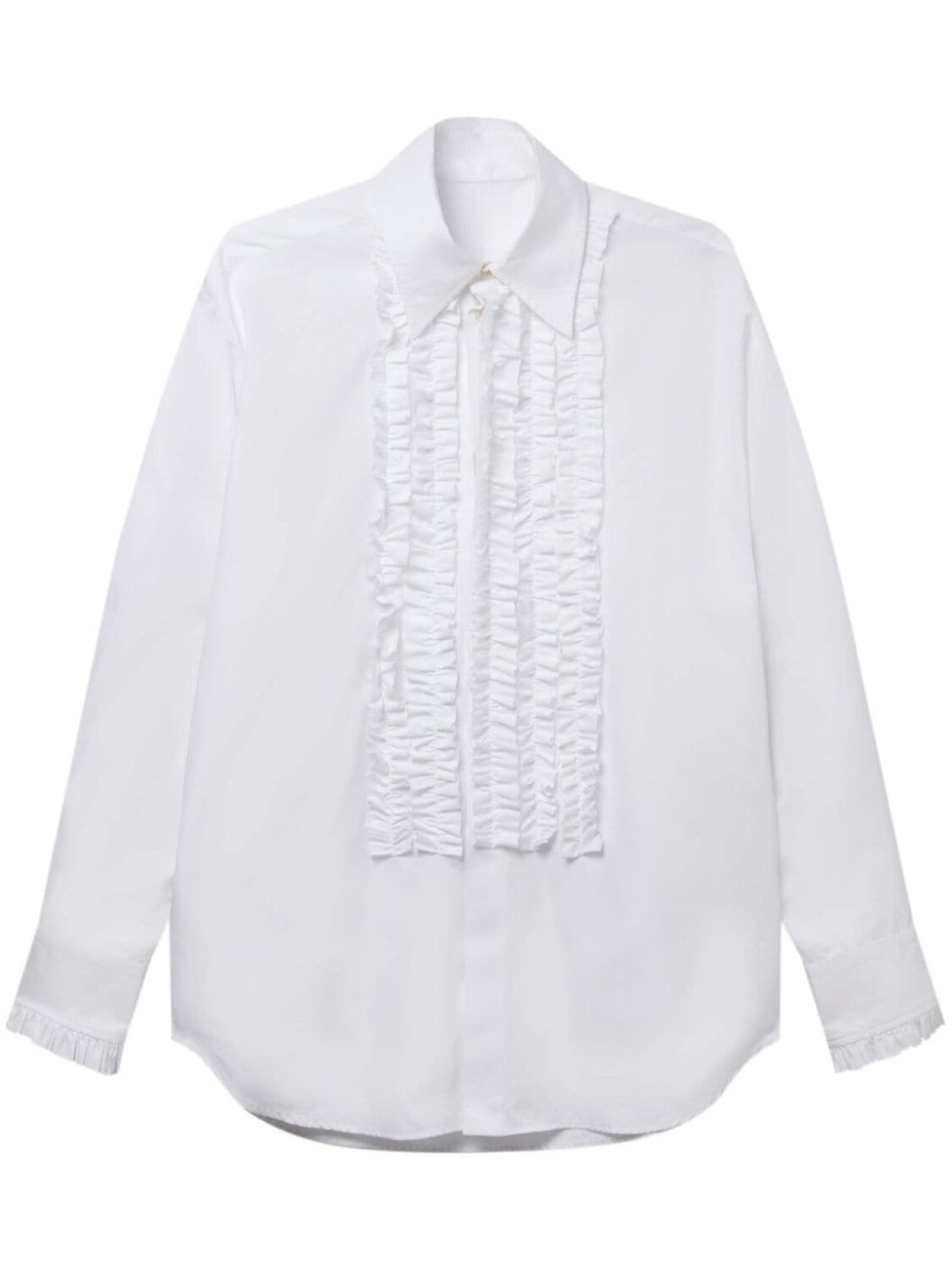 

Stella McCartney рубашка с оборками, белый