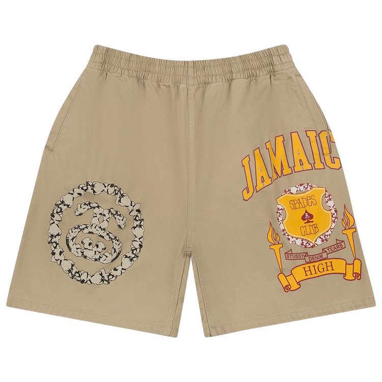 

Шорты Denim Tears x Stussy Jamaica High Khaki Short, Khaki