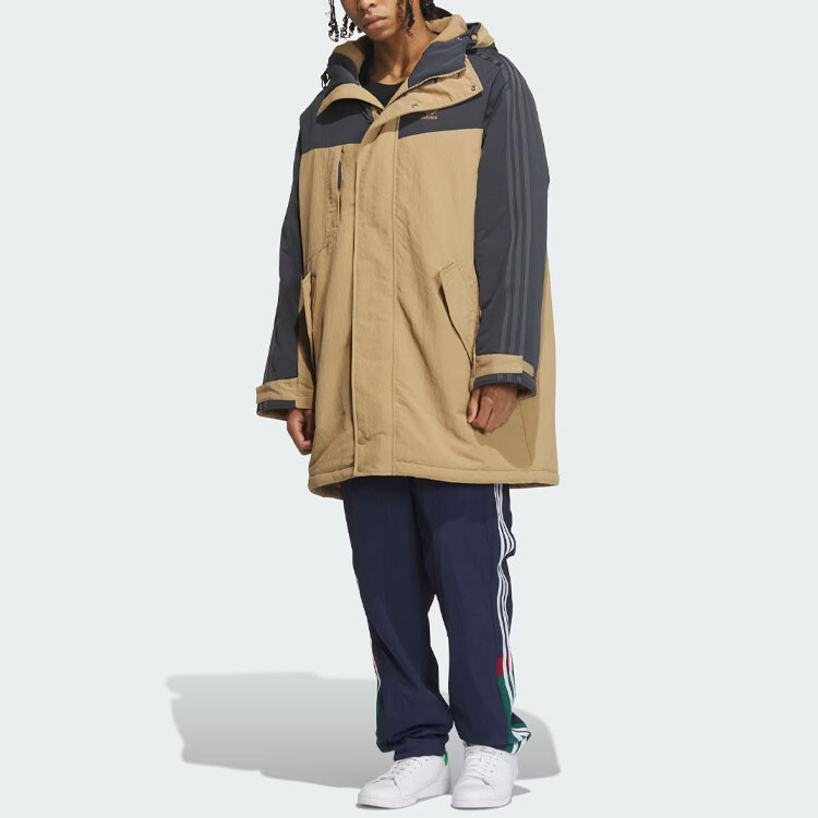 Мужская стеганая куртка Adidas Originals, цвет Cardbo — фото 2