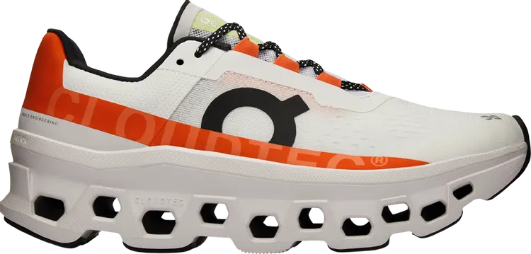 Кроссовки Wmns Cloudmonster 'Undyed White Flame', белый