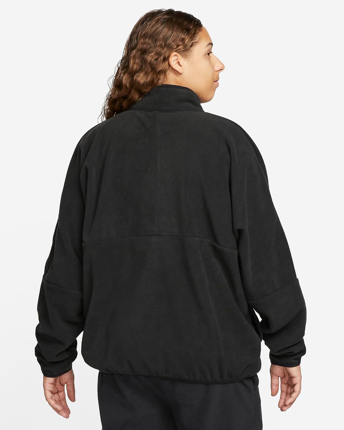 Флисовый топ Nike Men's Club Fleece+ 1/2 с полумолнией, Black — фото 2