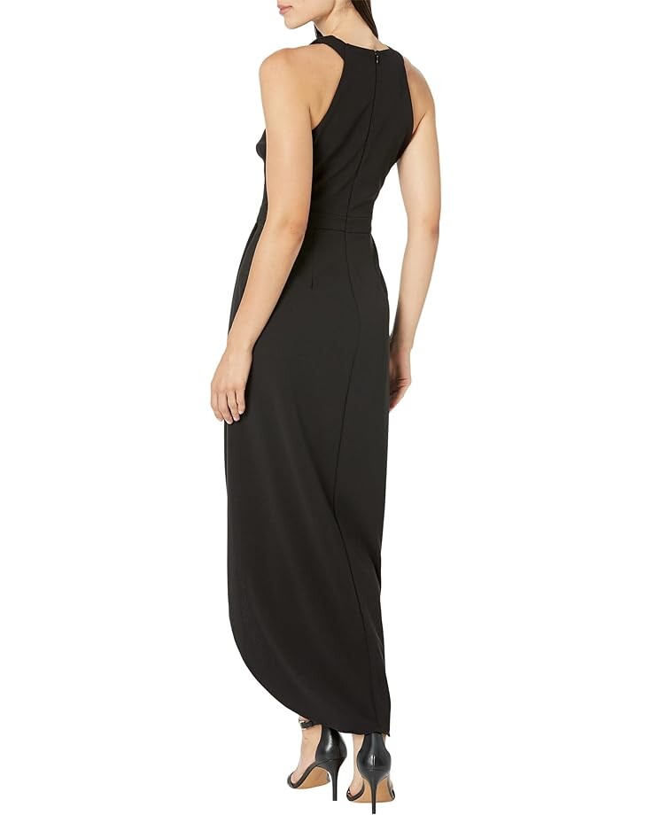 

Платье XSCAPE Scuba Crepe Halter Wrap, черный