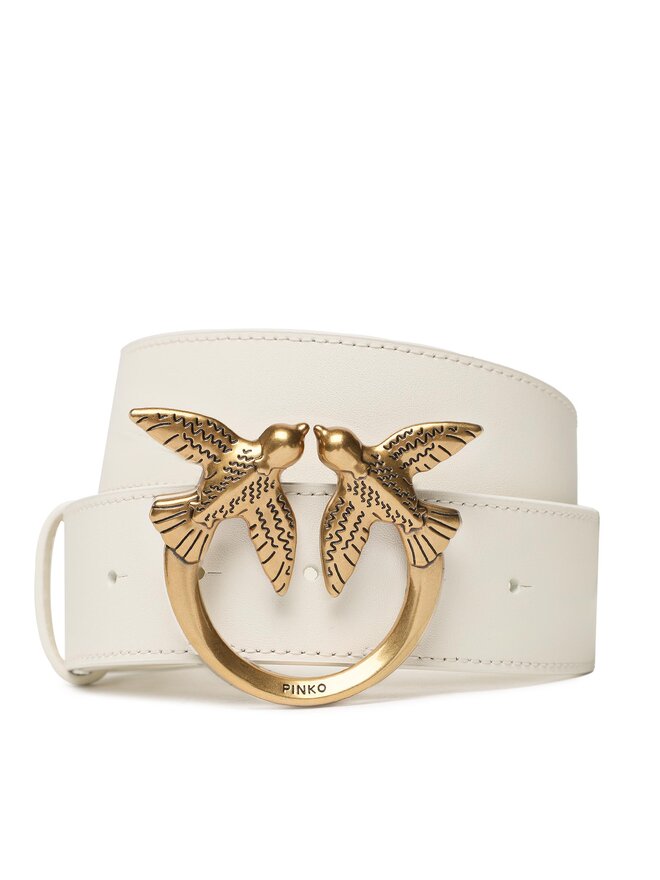 

Ремень PINKO Love Berry H4 Belt PE 23 PLT01 100120 A0F1, белый