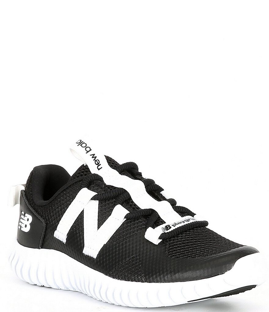 

Детские кроссовки для бега на шнуровке New Balance Playgruv V2 (для малышей), черный