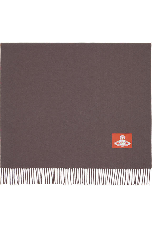 

Шарф Нурии Vivienne Westwood, коричневый