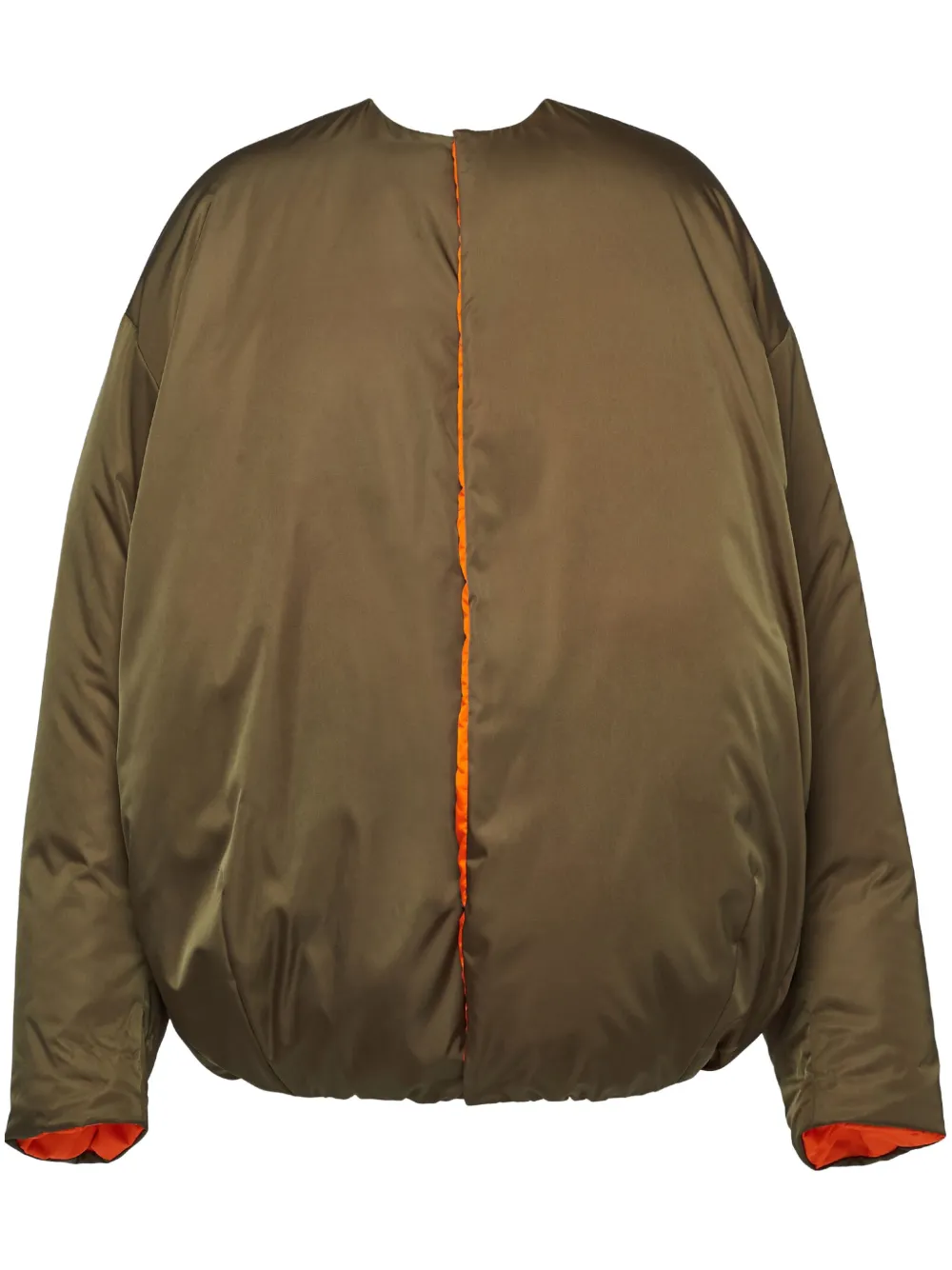 

Пуховик Re-Nylon Prada, зеленый