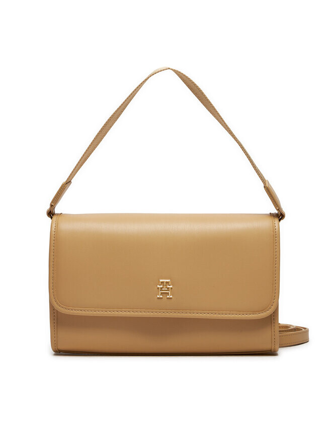 

Классическая сумка Th Monotype Shoulder Bag Tommy Hilfiger, бежевый