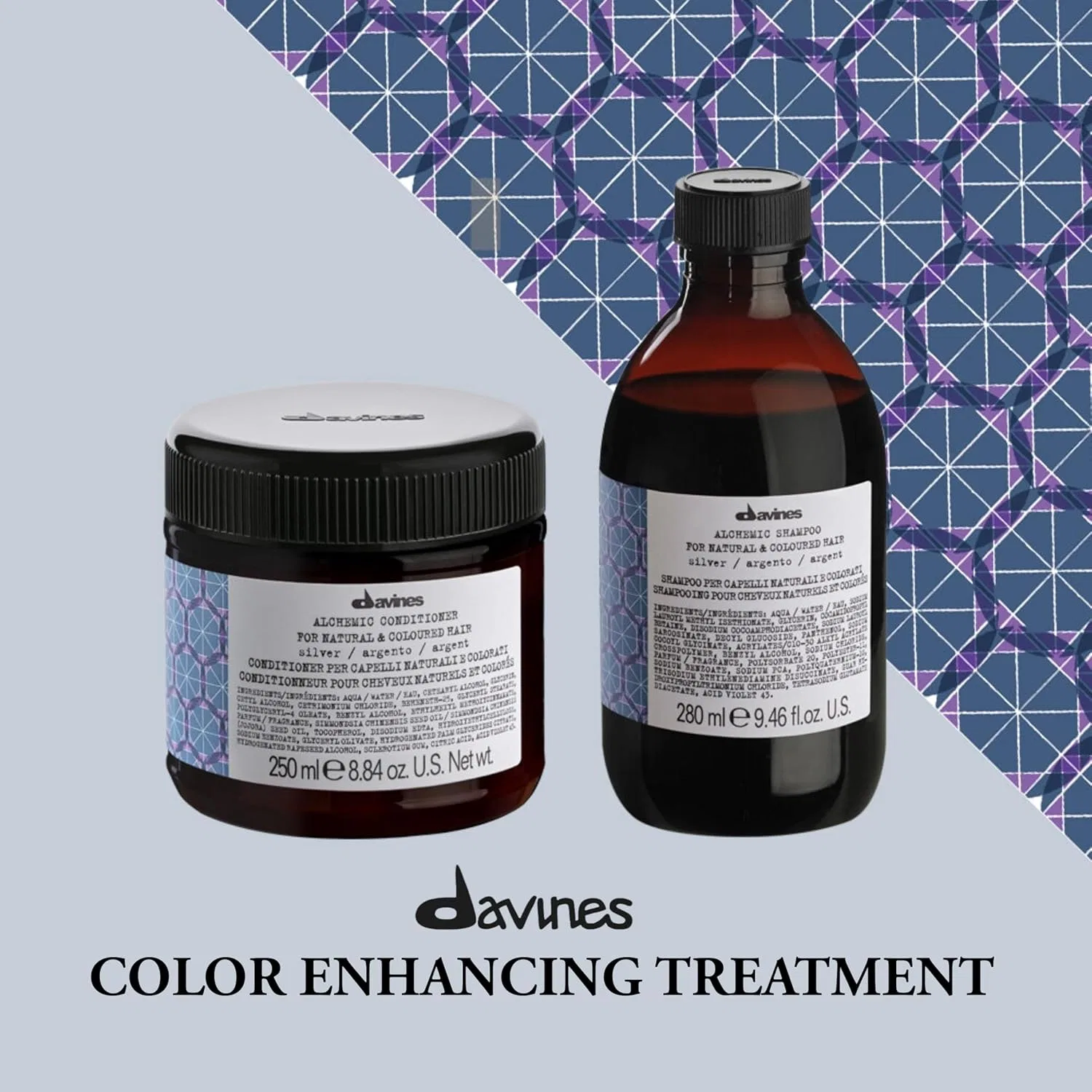 Кондиционер Davines Alchemic System Alchemic Silver, 250 мл Davines, Silver — фото 3