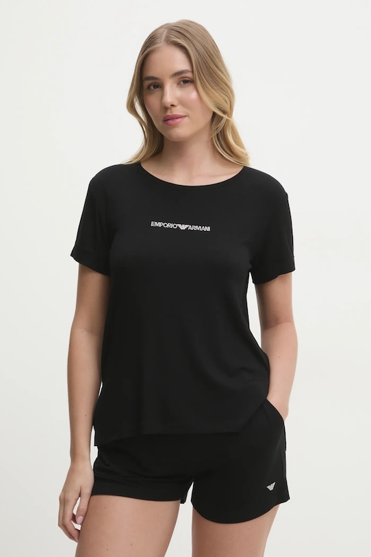 

Футболка оверсайз Emporio Armani Underwear, черный