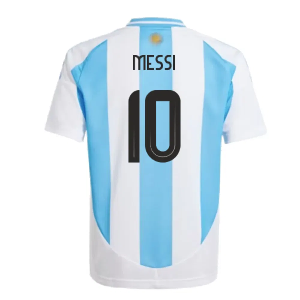 Футболка домашняя Argentina 2024-2025 Messi 10, белый — фото 2
