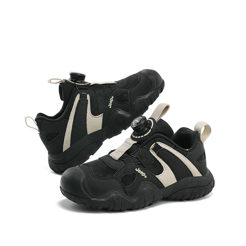Кроссовки Jeep Kids Lifestyle Shoes Kids, бежевый/черный — фото 4