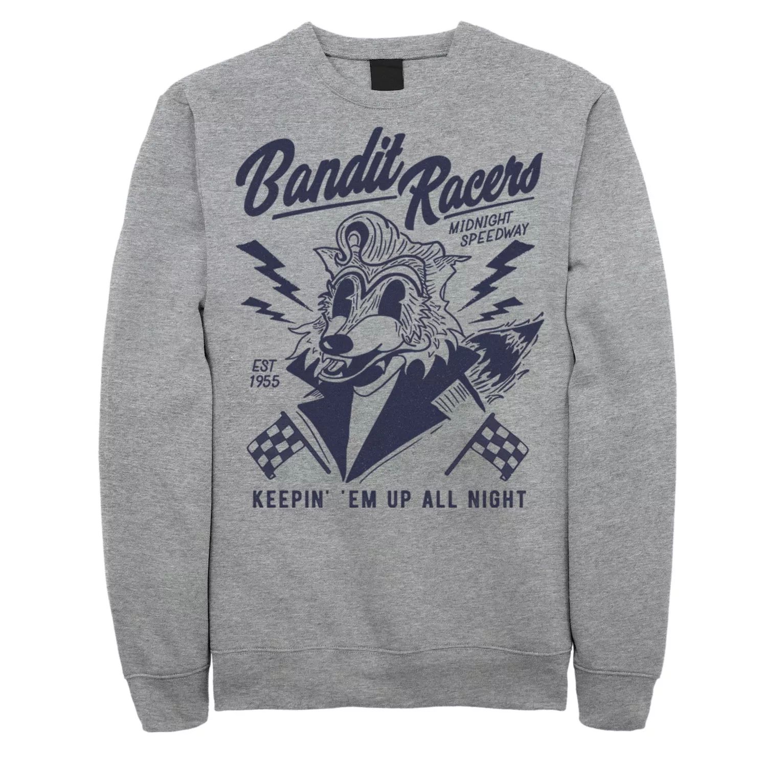 

Мужские флисовые брюки Bandit Racers Raccoon Keepin Em Up All Night Licensed Character