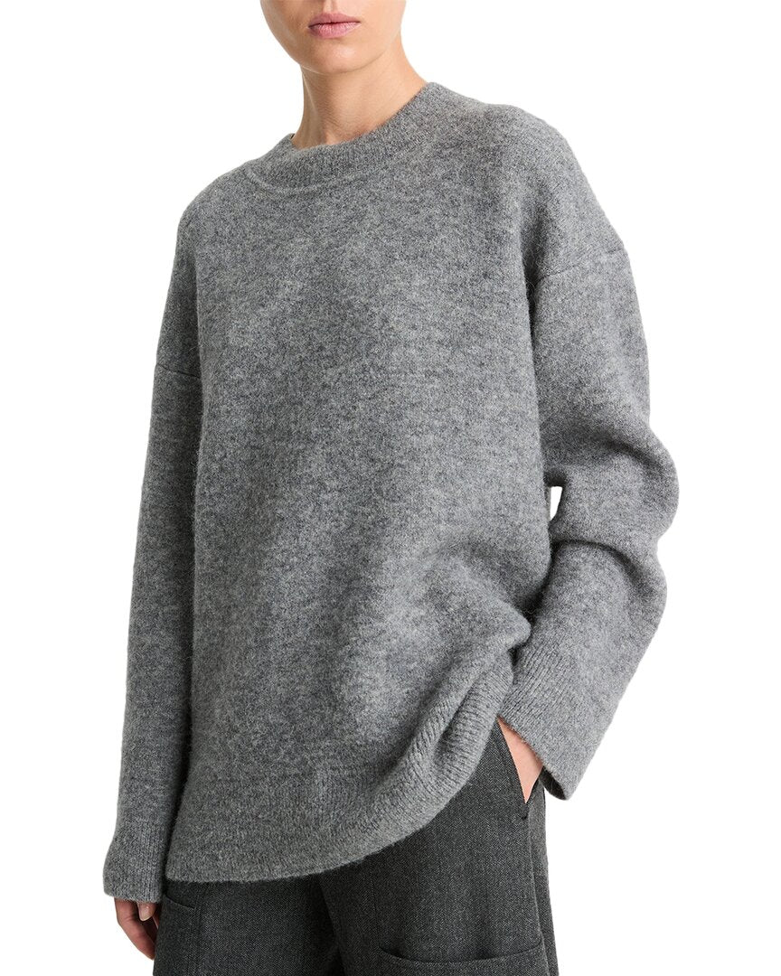 

Верхнее пальто Vince Textured Soft Sculpt из смеси шерсти и альпаки