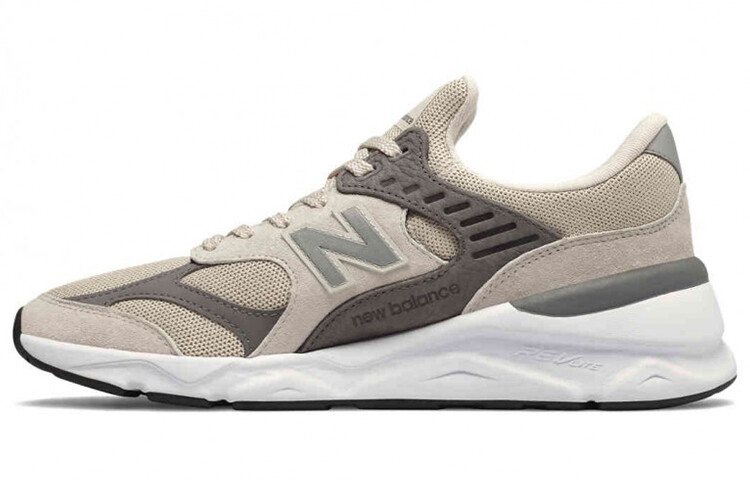 

NB X-90 Кроссовки для жизни мужские с низким верхом цвета хаки/коричневый/белый New Balance