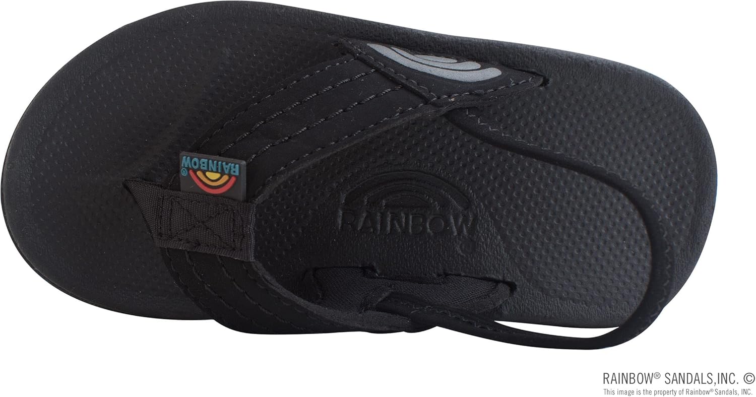 Детские сандалии Rainbow Sandals Cape из формованной резины, черный — фото 3