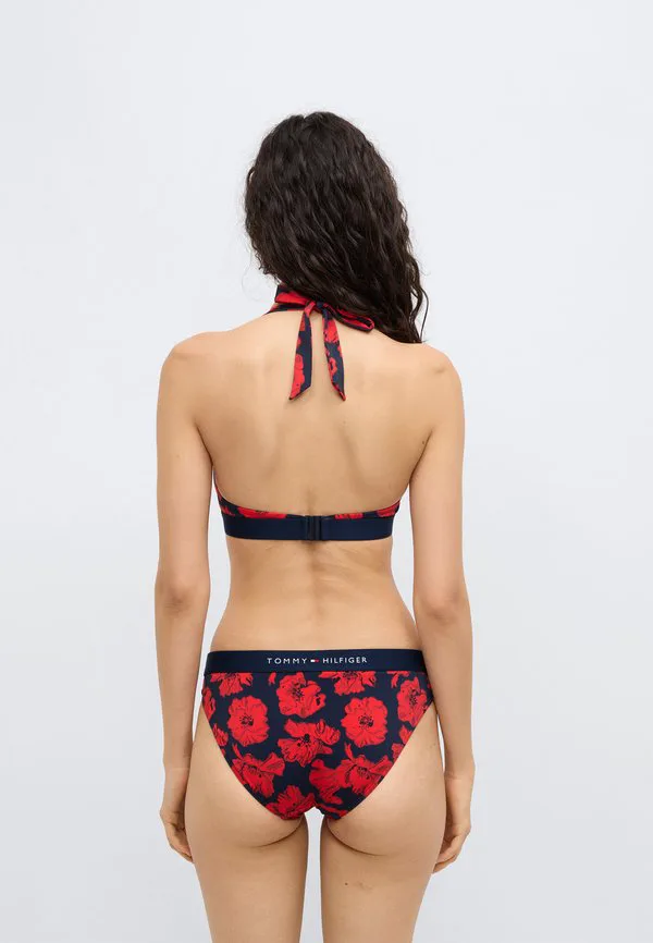 Классические плавки от бикини с оригинальным принтом Tommy Hilfiger, Dark Night Navy — фото 4