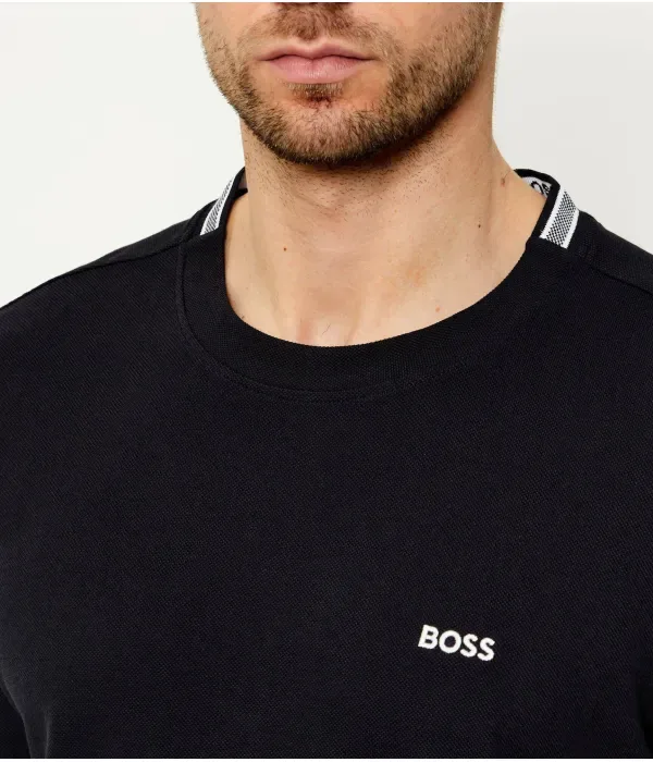 Футболка TS_Pique regular fit Boss Green, черный — фото 4