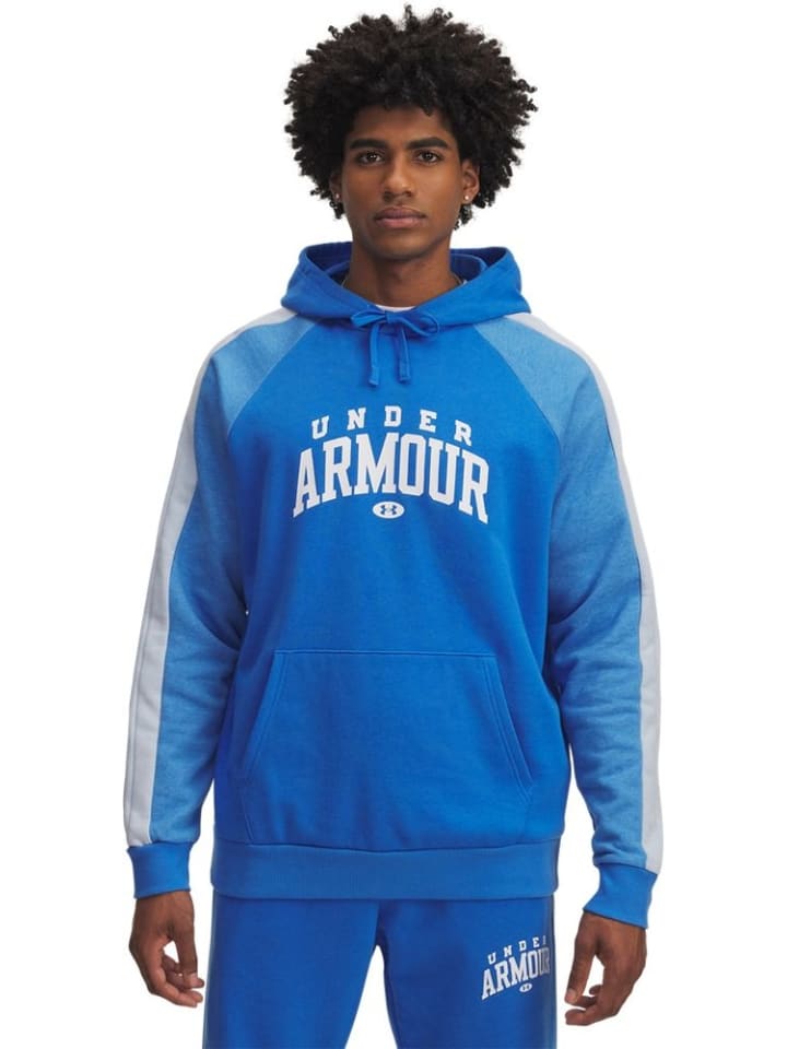 

Худи Rival Cb Hood Fleece синего цвета Under Armour