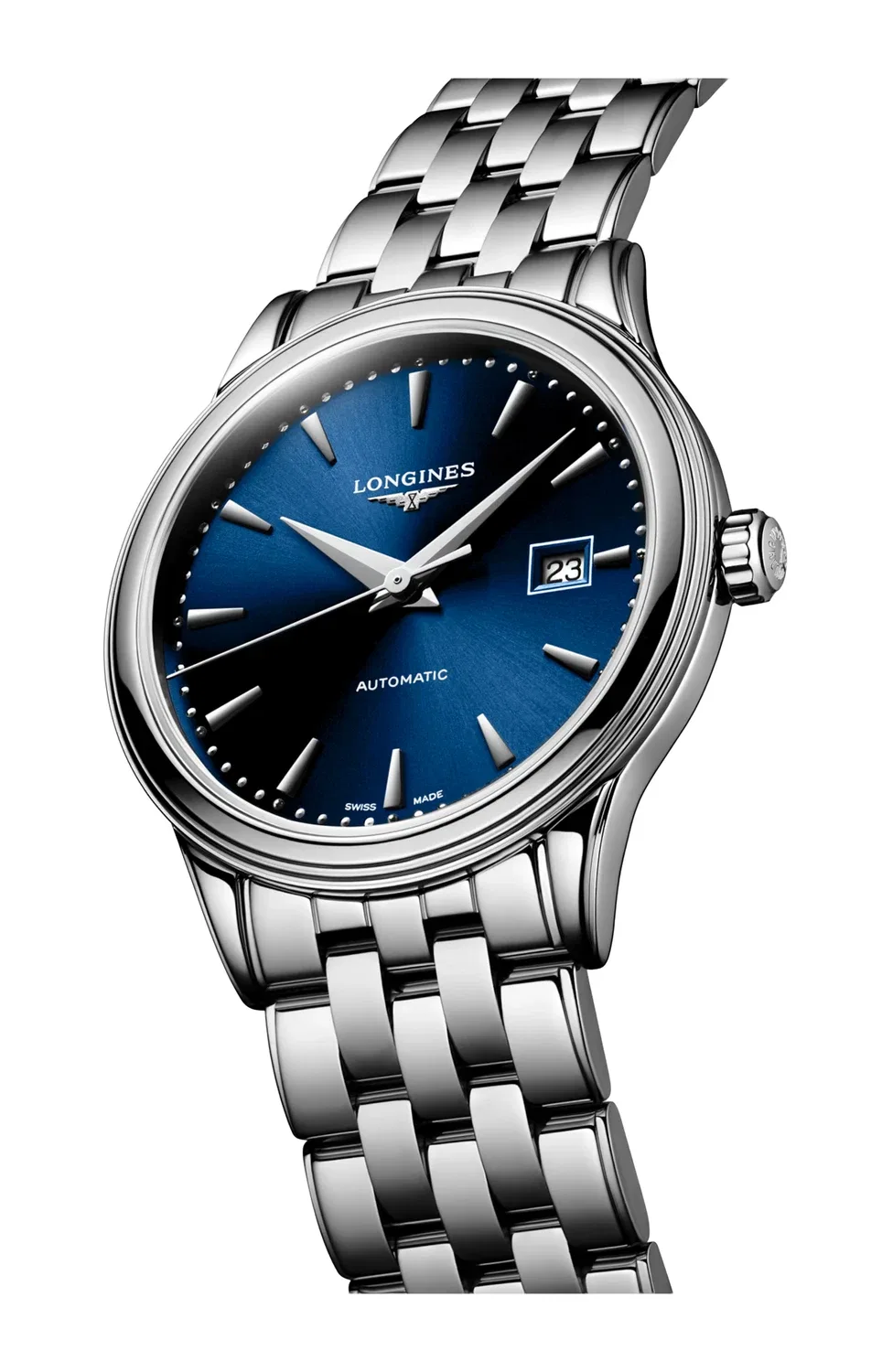 Классика Flagship - L4.374.4.98.6 LONGINES, синий — фото 4