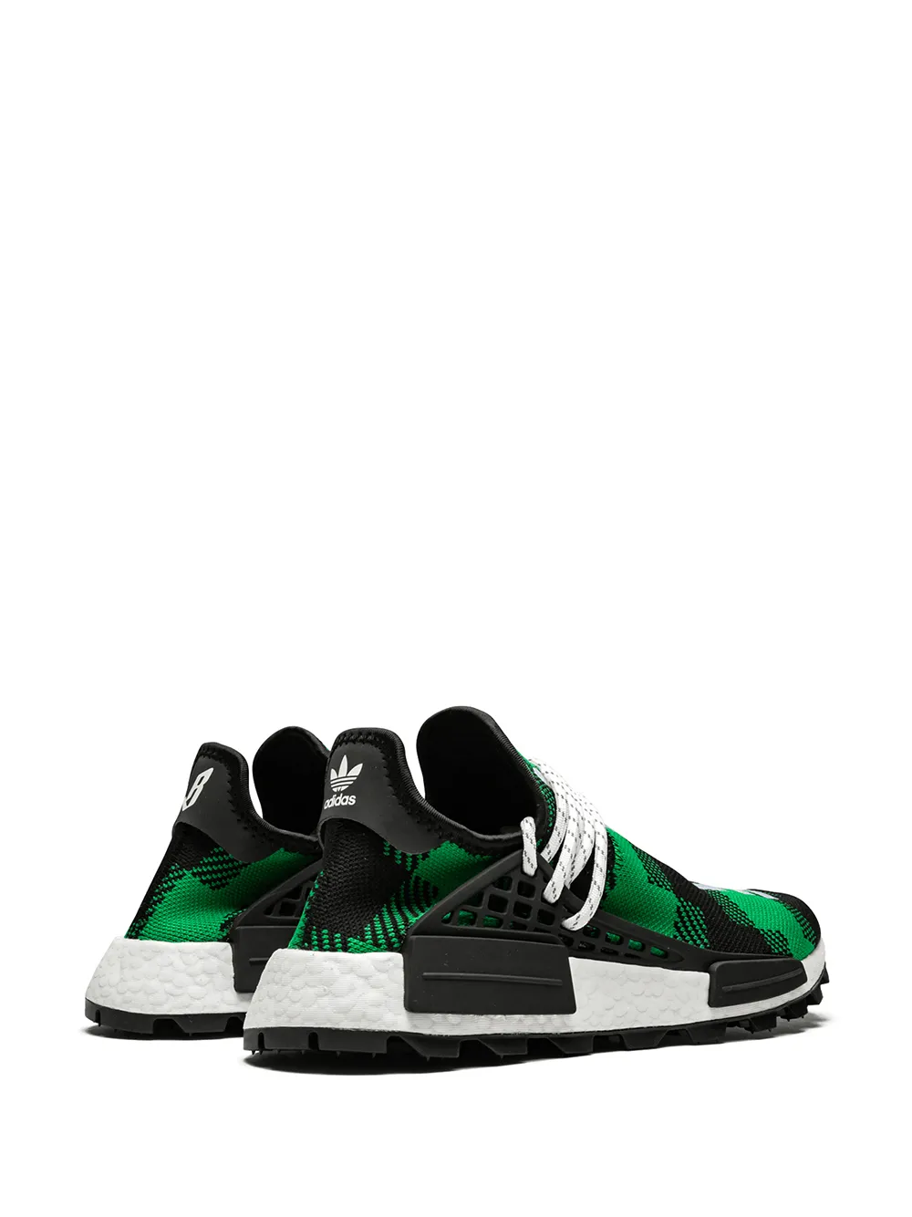 Кроссовки NMD Hu adidas, зеленый — фото 3