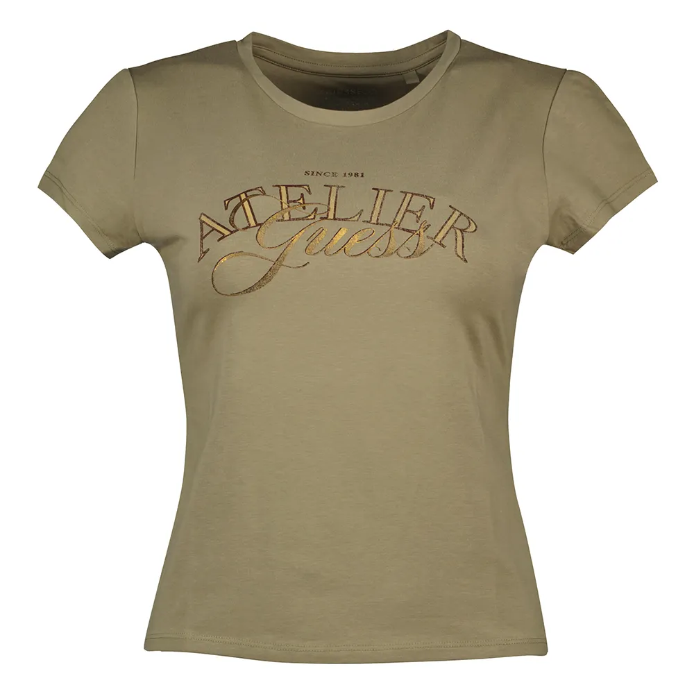 

Футболка с коротким рукавом Guess Atelier R5, зеленый
