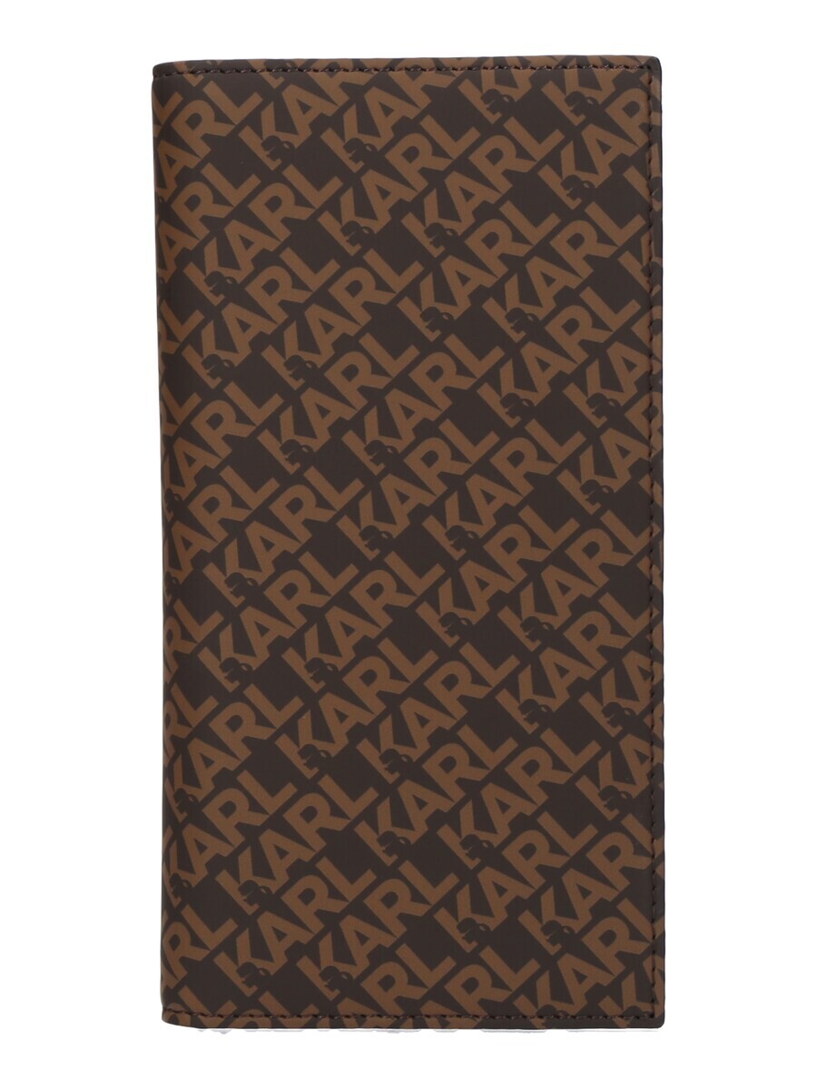 

Кошелек Karl Lagerfeld Wallet, цвет caramel/dark brown