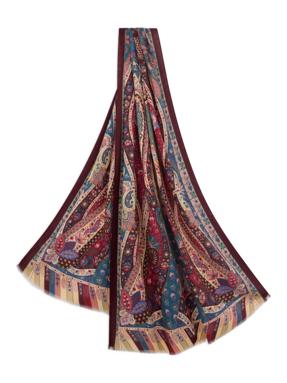 

Шарф с узором пейсли ETRO, синий