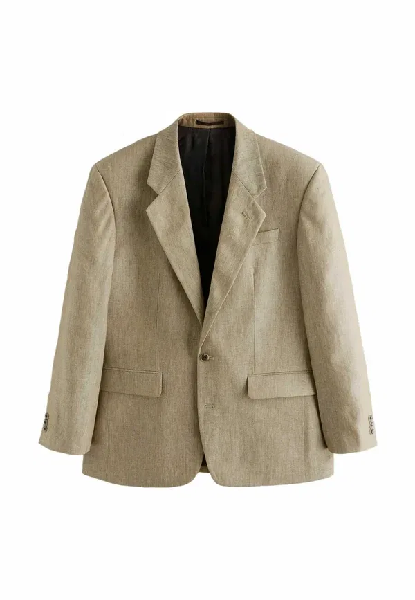 Пиджак костюмный Relaxed fit Next, tan brown, коричневый — фото 4
