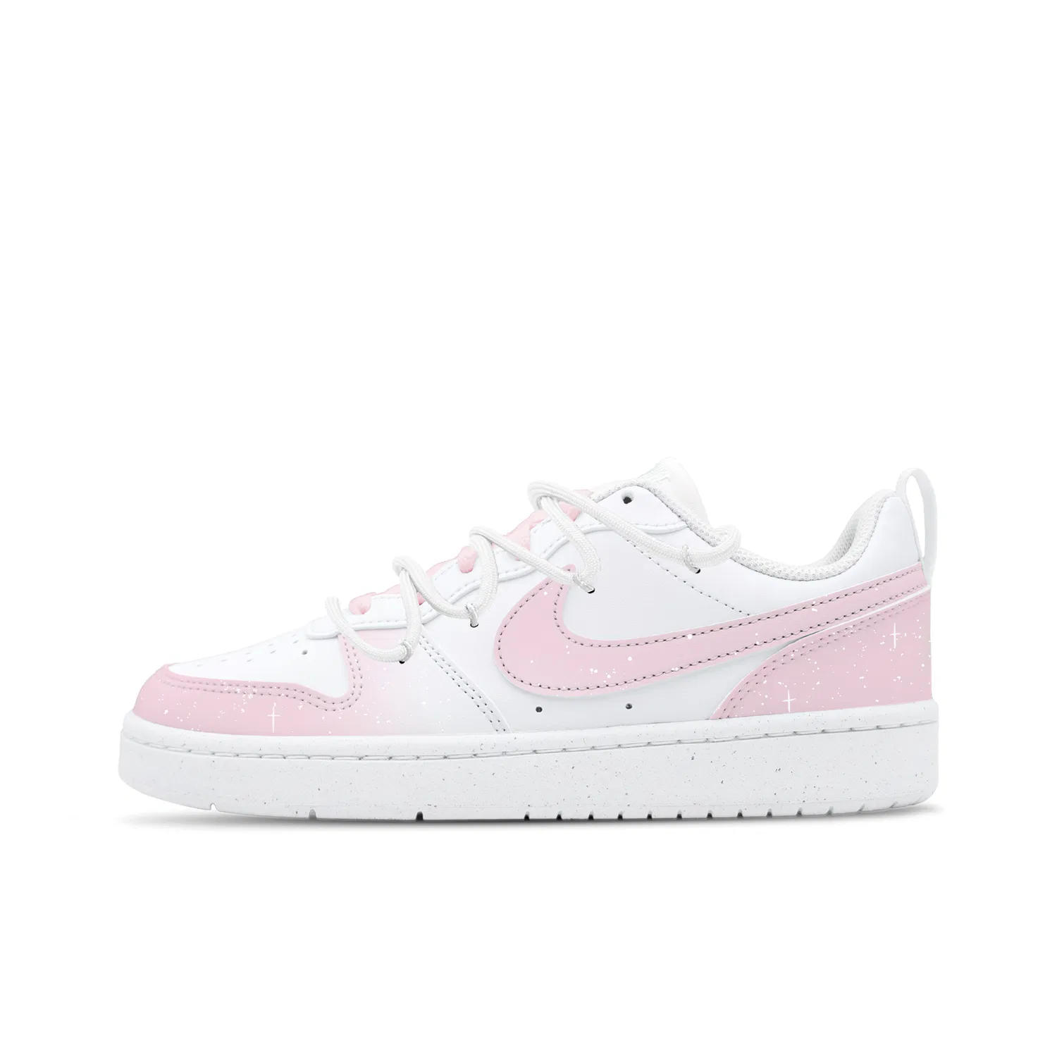 Детские кеды Nike Court Borough Leather Low Pink