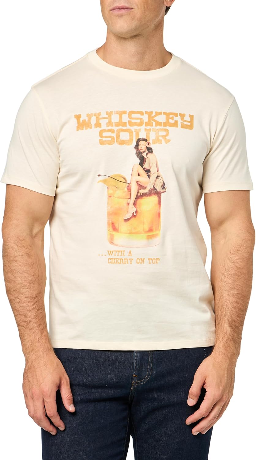 

Мужская футболка GUESS с коротким рукавом Wiskey Sour, Butter Icecream