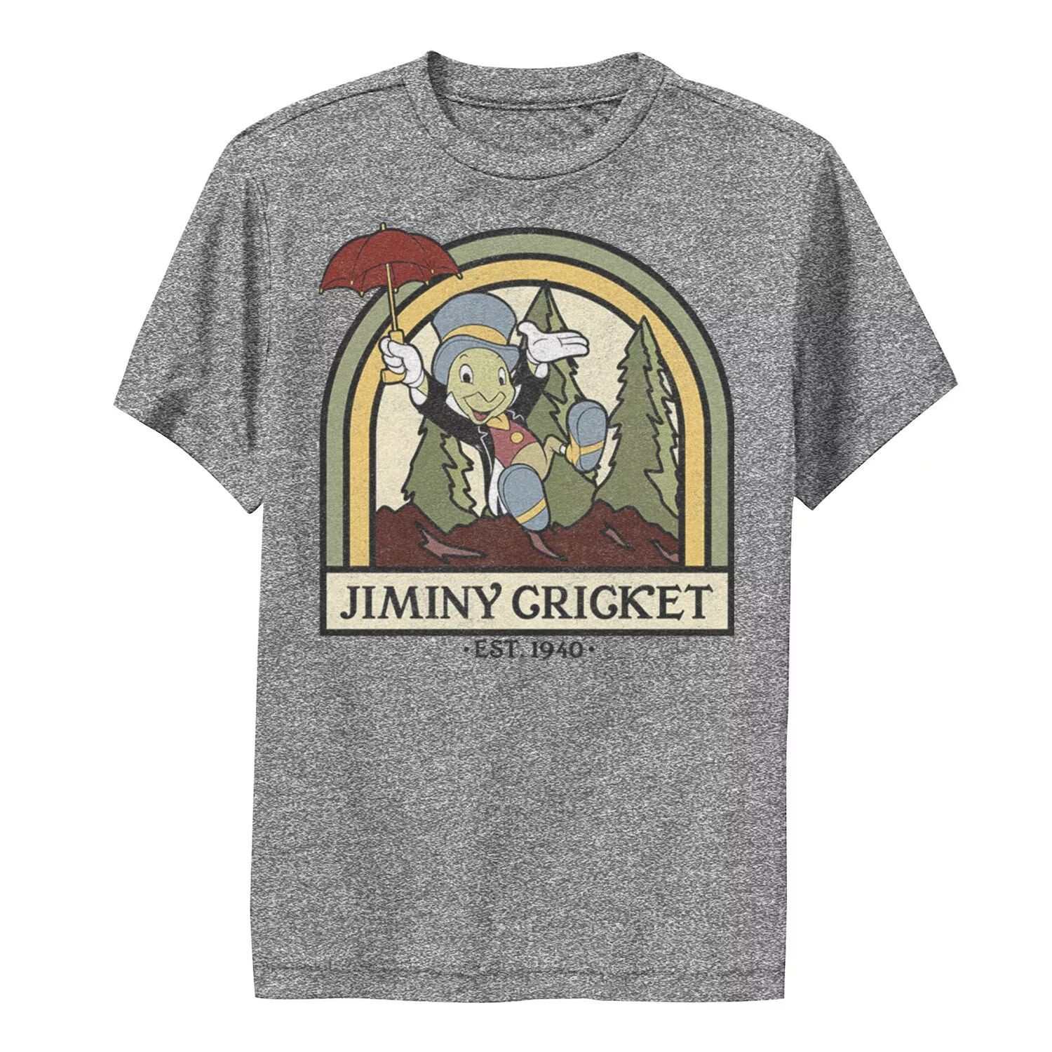 

Футболка с графическим изображением Jiminy Cricket, созданная в 1940 году для мальчиков «Пиноккио» Disney, 8–20 лет Disney