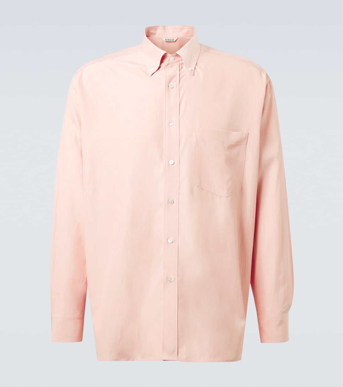

Шёлковая рубашка Auralee, Light Red Chambray