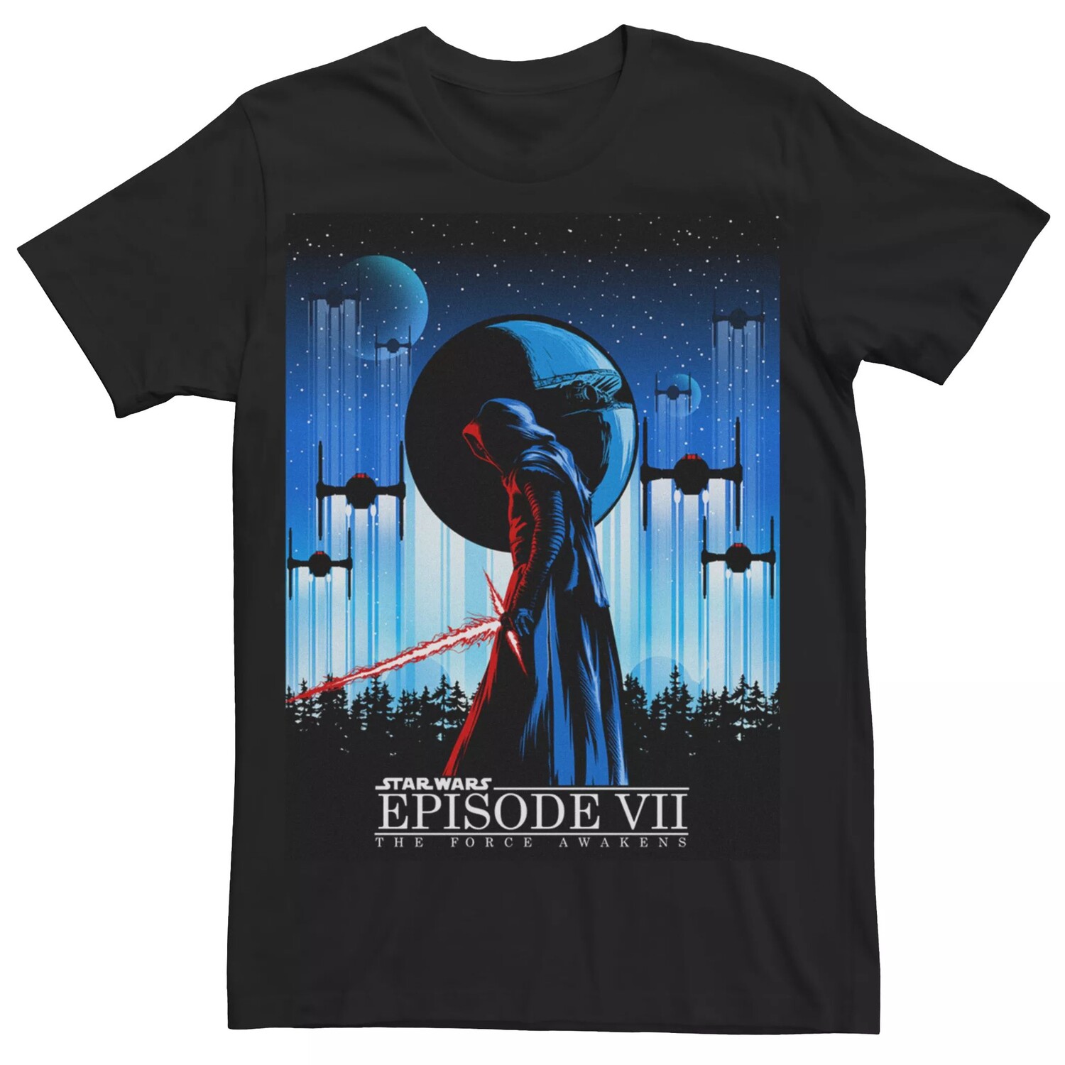 

Мужская футболка с портретом Kylo Ren First Order «Звездные войны» Licensed Character