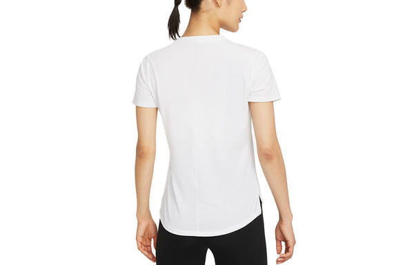Футболка Dri Fit быстросохнущие с круглым вырезом Nike, белый — фото 2