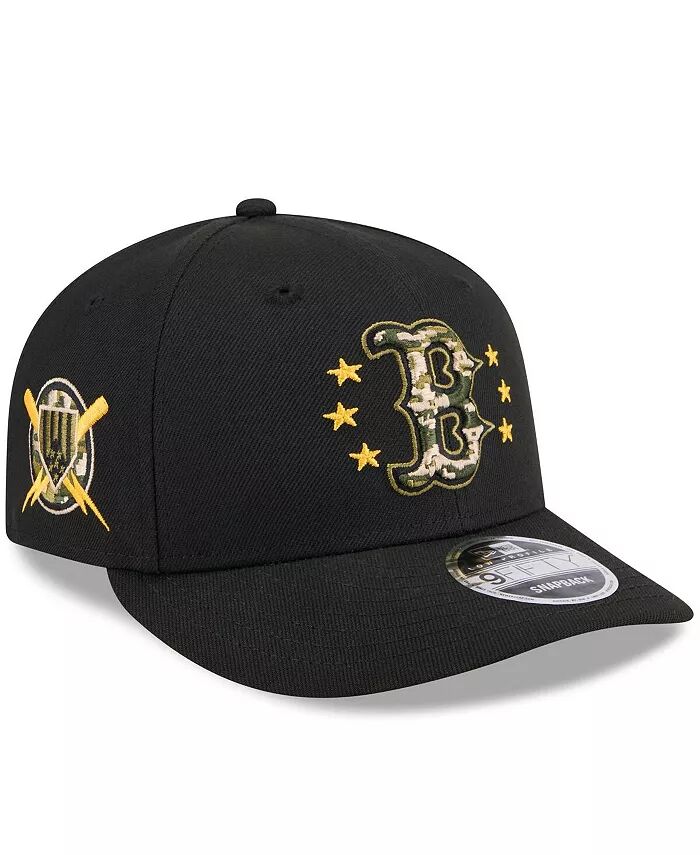 

Мужская черная бейсболка Boston Red Sox 2024 Armed Forces Day Low Profile 9FIFTY Snapback New Era