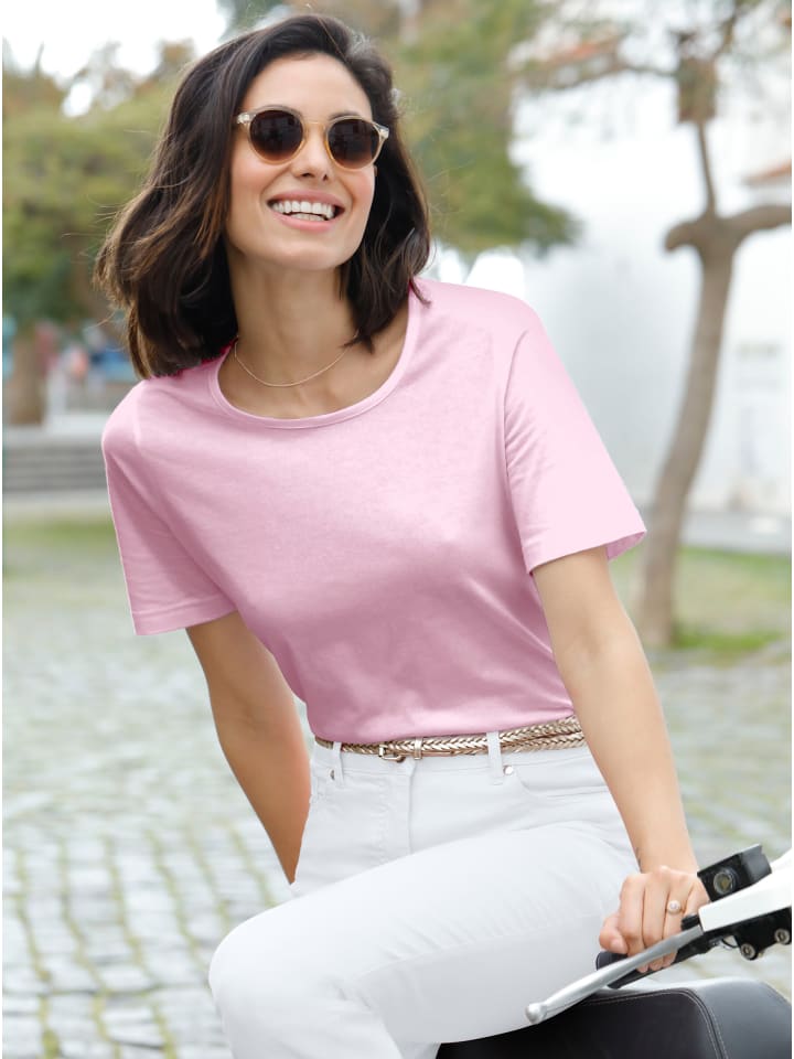 

Рубашка с круглым вырезом розового цвета WITT WEIDEN