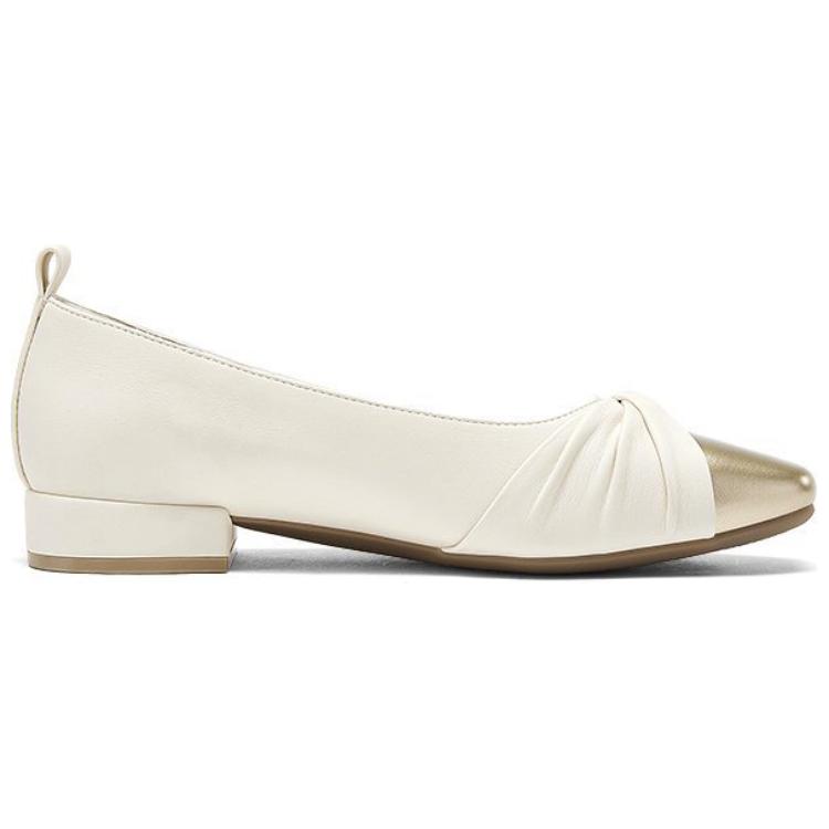DAPHNE Женские повседневные туфли-лодочки бежево-золотистые, цвет Beige Gold — фото 3